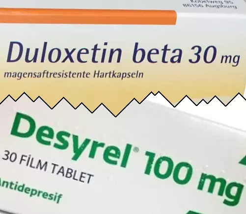 Duloxetine vs Desyrel